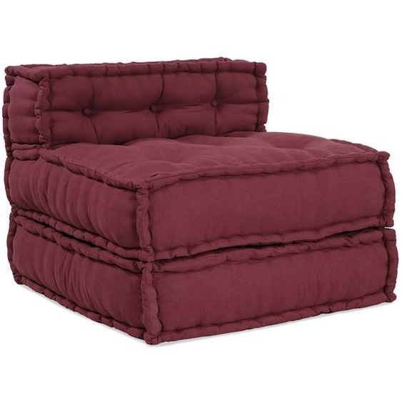 Canapé modulaire marron 70x70x54 tissu