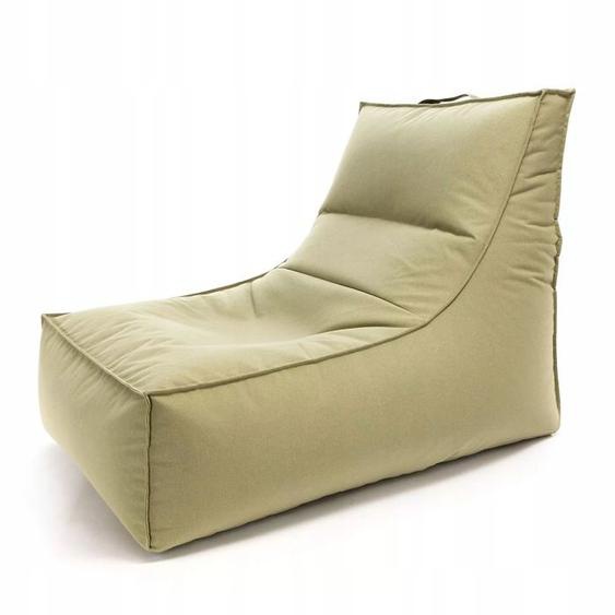 Pouf Poire Ecopuf Leone Atlanta - Fauteuil, Canapé, Coussin de Sol, Pouf dintérieur/extérieur - Pistache