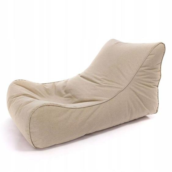 Pouf Poire Ecopuf Master Atlanta - Fauteuil, Canapé, Coussin de Sol, Pouf dintérieur/extérieur - Nature