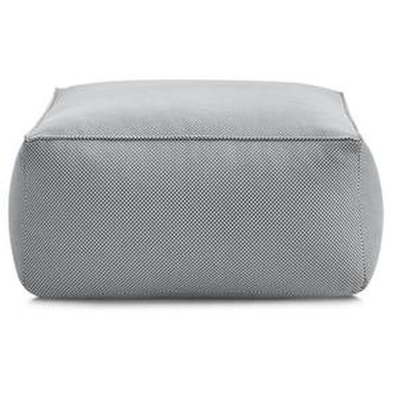 Pouf pour canapé de jardin modulable RIVIERA tissu chiné