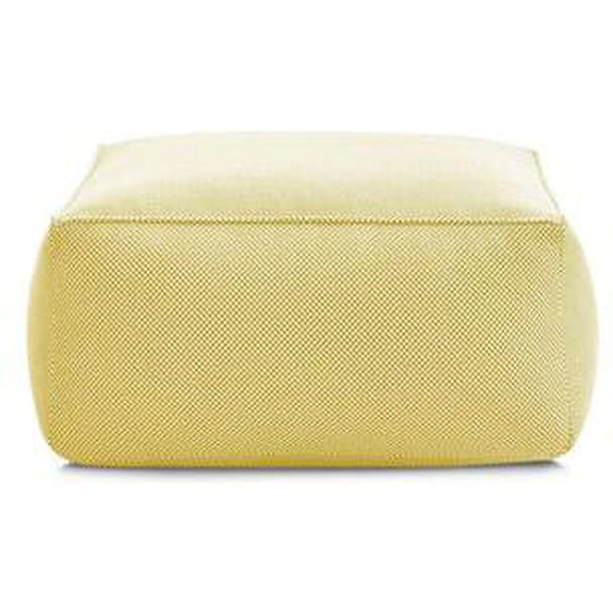 Pouf pour canapé de jardin modulable RIVIERA tissu chiné