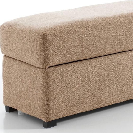 Pouf rectangle, Beige