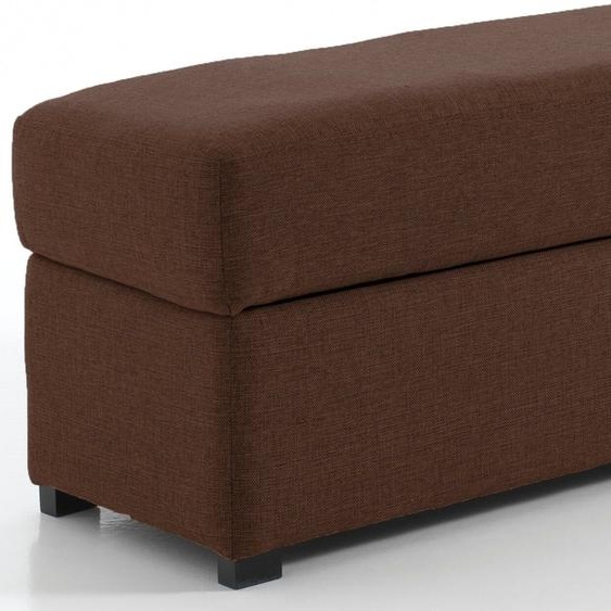 Pouf rectangle, Chocolat