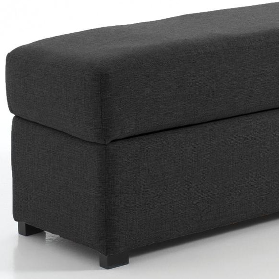 Pouf rectangle, Gris anthracite