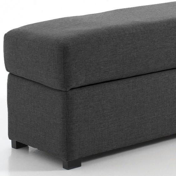 Pouf rectangle, Gris souris