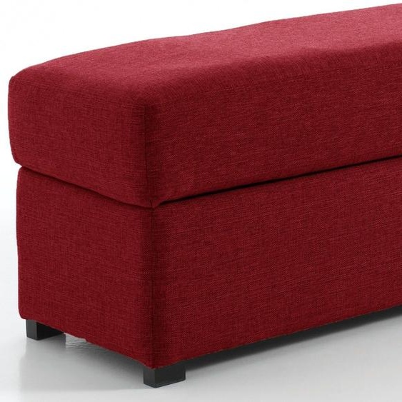 Pouf rectangle, Rouge