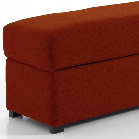 Pouf rectangle, Rouille