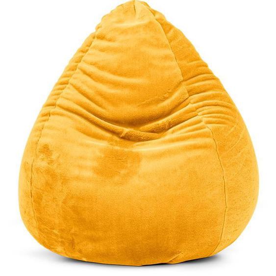 Pouf Softy XXL Moutarde