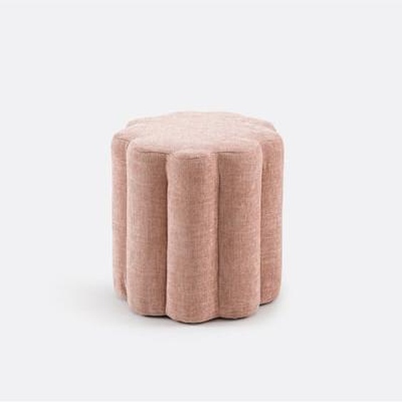 Pouf tissu texturé, Justyna