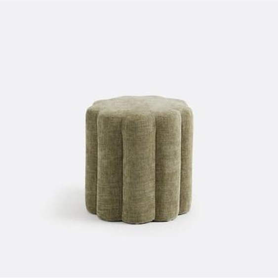 Pouf tissu texturé, Justyna