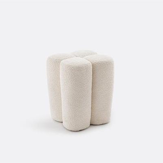 Pouf vintage polyester, Mariane