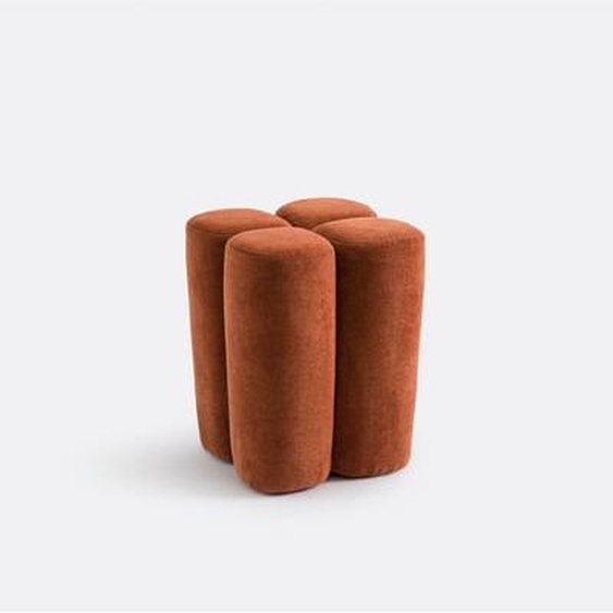 Pouf vintage polyester, Mariane