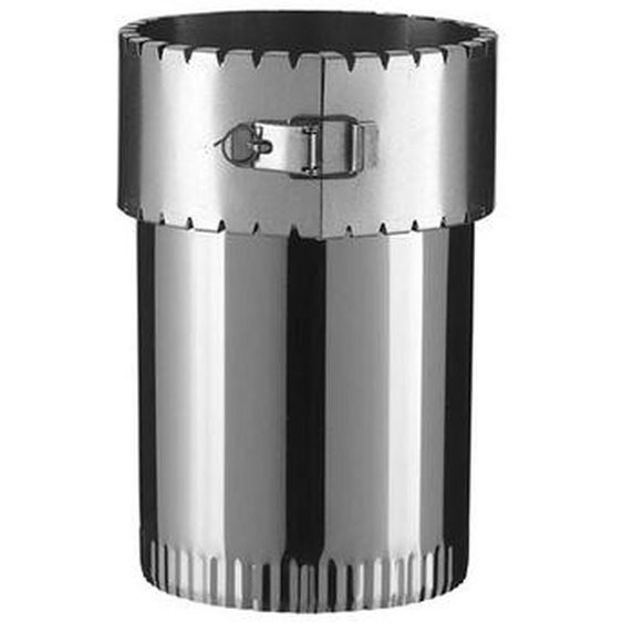 Poujoulat - Raccord émaillée sur tubage flexible pour poêle à bois - Diamètre : 150/150