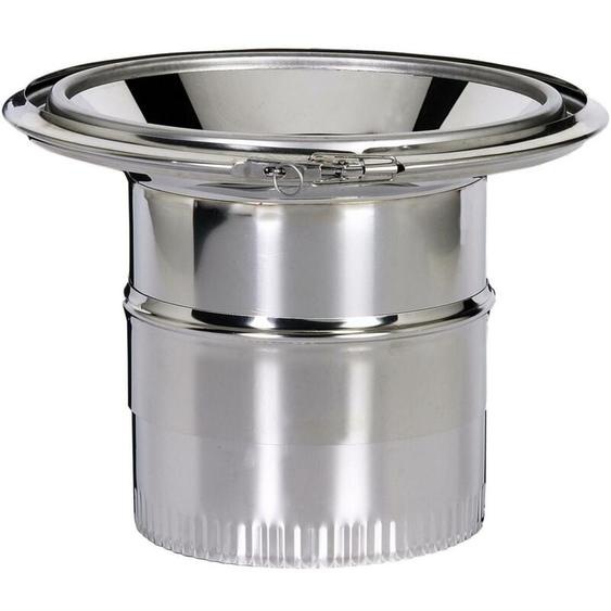Poujoulat - Réduction conique inox émaillé, diamètre 150 / 230 mm - Réduction conique inox émaillé, diamètre 150 / 230 mm.