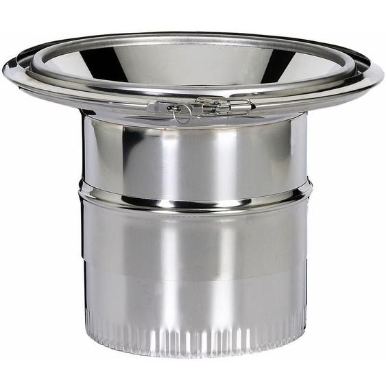 Poujoulat - Réduction pour fumisterie émaillée - Raccord pour jonction conduit isolé inox/galva intérieur ø 230 avec conduit émaillé ø 130