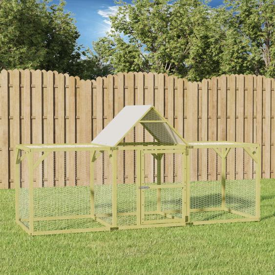 Poulailler 300x100x150 cm Bois de pin massif imprégné