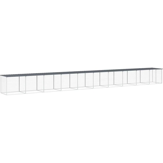 Poulailler avec toit anthracite 1003x98x90 cm acier galvanisé