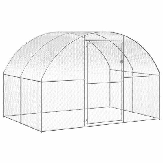 Poulailler dextérieur 3x2x2 m Acier galvanisé