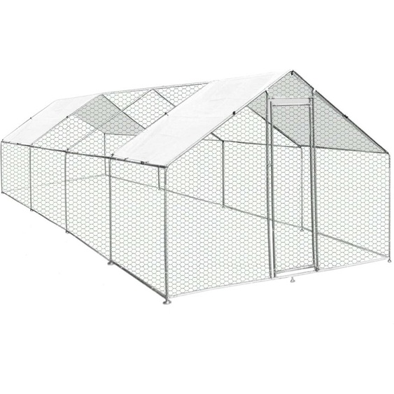 Poulailler, enclos pour poules, parc extérieur, cage à poules, abri anti-UV, clapier, poulailler, enclos extérieur