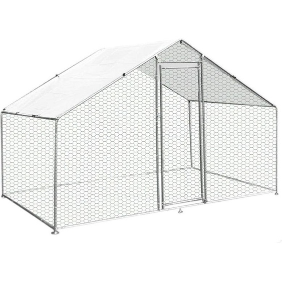 Poulailler Parc à poules Enclos extérieur Cage à poules UV Volaille