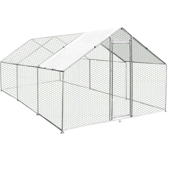 Poulailler Parc pour poules Enclos extérieur Cage à poules UV Volaille