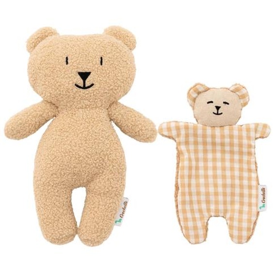 Poupée En Tissu Ours Teddy Ultra Doux Beige