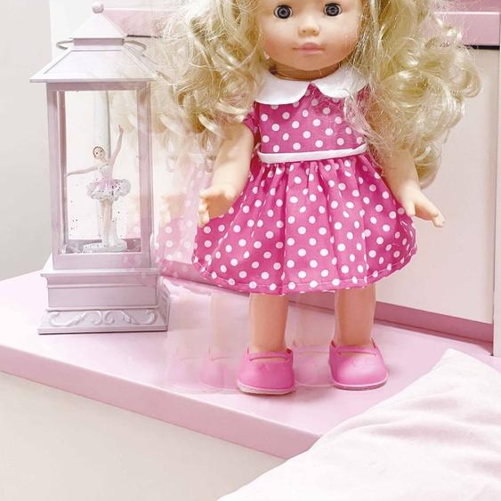 Poupée Molly Marche - 33cm Rose