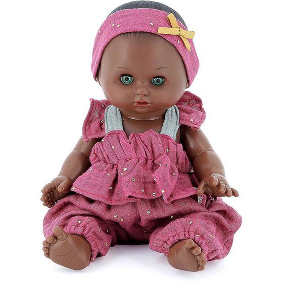 Poupée Petit Câlin Métisse 28 Cm Lya Rose