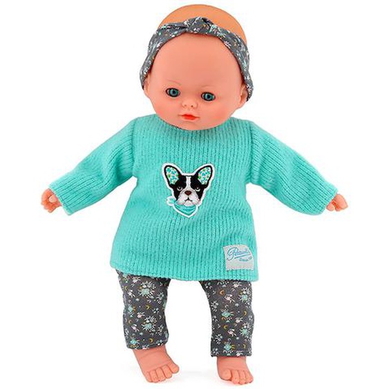 Poupée Petit Câlin Souple 36 Cm Gipsy Bleu