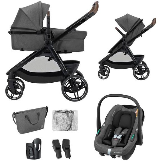 Poussette 3 En 1 Zelia S Trio² Dark Grey