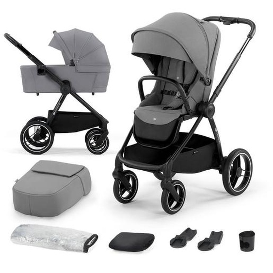 Poussette Combinée 2 En 1 Avec Suspension Et Protection Upf50+ Gris