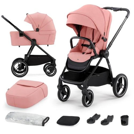 Poussette Combinée 2 En 1 Avec Suspension Et Protection Upf50+ Rose
