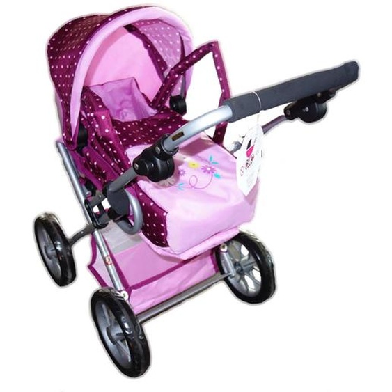 Poussette Combinée Leni Rose -violet