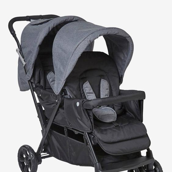 Poussette double  Duocity2 gris