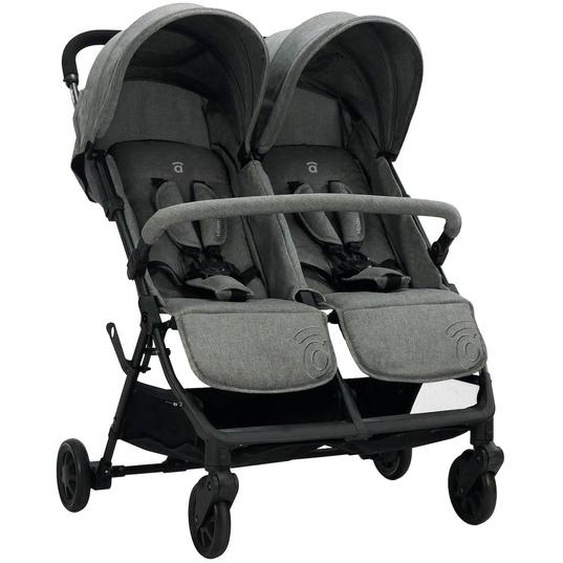Poussette Double Pliable Henry Gris