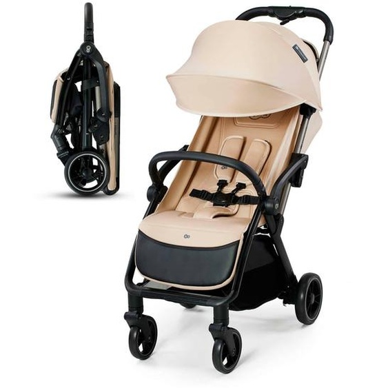 Poussette Légère Voyage, Pliage Automatique, Jusquà 24 Kg - Apino Beige