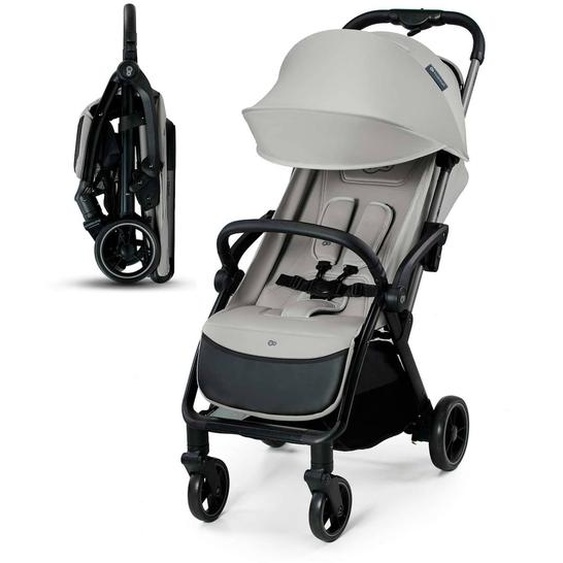 Poussette Légère Voyage, Pliage Automatique, Jusquà 24 Kg - Apino Gris
