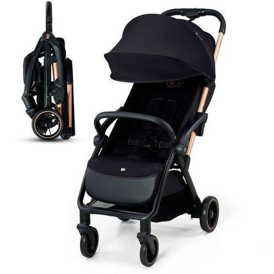 Poussette Légère Voyage, Pliage Automatique, Jusquà 24 Kg - Apino Noir