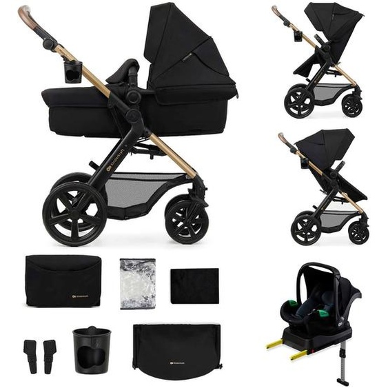Poussette Moov 2 4 En 1 Avec Siège 2 En 1 Transformable, Mink Pro I-size, Travel System Et Roues Eva Noir
