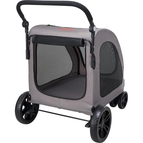 Poussette pour animaux de compagnie à 4 roues Poussette pour chiens Capacité de charge de 160 lb Portable