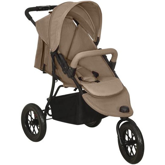 Poussette pour bébé Taupe Acier