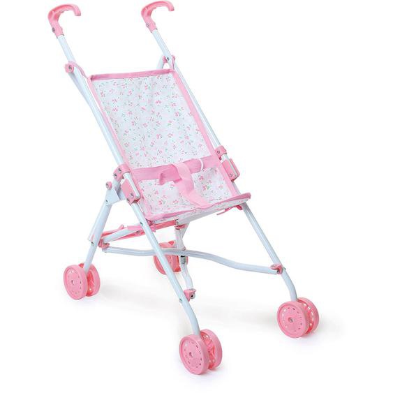 Poussette Pour Poupée Petites Fleurs Rose
