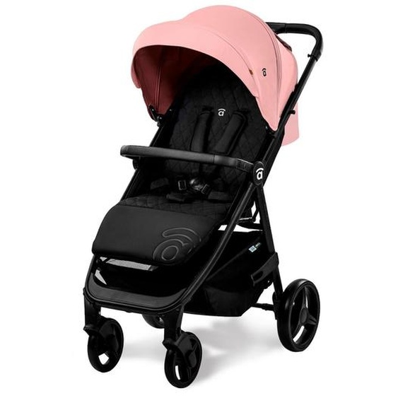 Poussette Rose Emblématique Noir Et Rose