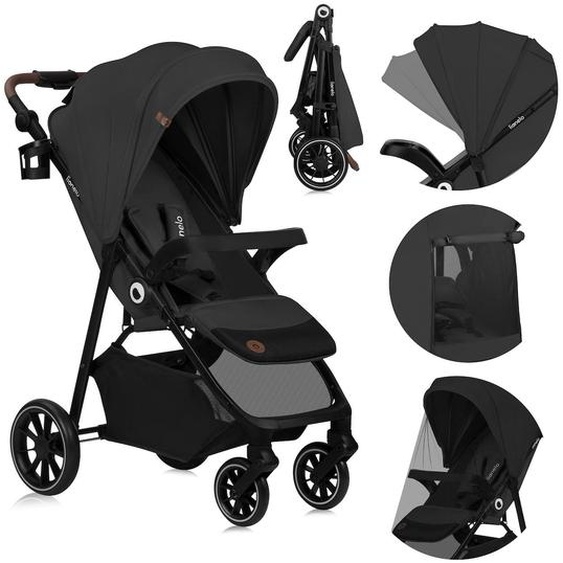 Poussette Tout-terrain Emma One 6-48 Mois Avec Grandes Roues Et Pliage Rapide Grey Stone