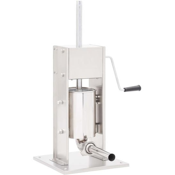 Poussoir à saucisse manuel Argenté 3 L Acier inoxydable