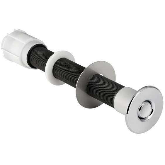 Poussoir pneumatique souple touche inviolable chromé GEBERIT 115.943.21.1