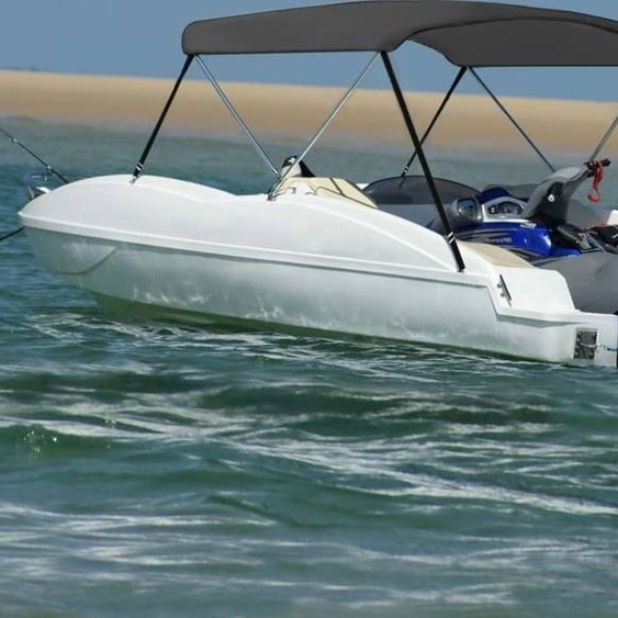 Pratique 2-Bow Bimini Top Anthracite 150x120x110 cm - Bâches et bâches de protection ,design Möbel 6506598 1parcel