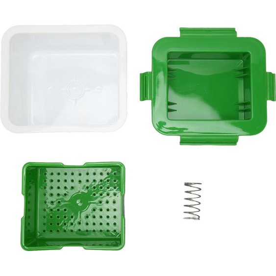 Presse à tofu avec trous dévacuation, pressé uniformément, égouttoir facile à utiliser, écraseur en PP pour la cuisine, vert