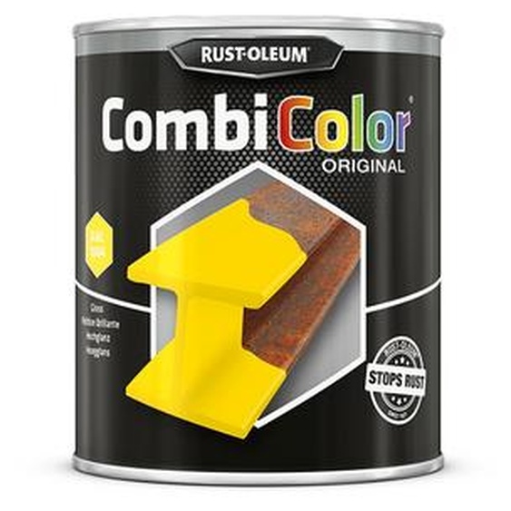 Primaire de protection antirouille et finition CombiColor Original ivoire clair RAL 1015 seau 2,5l - RUST-OLEUM - 7342.2.5