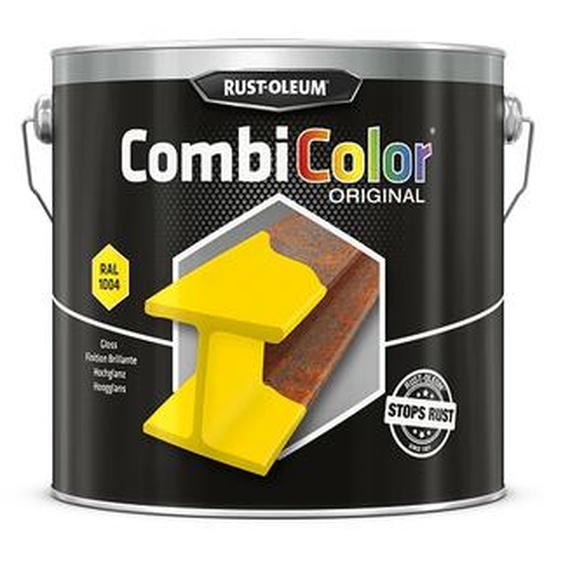 Primaire de protection antirouille et finition CombiColor Original ivoire clair RAL 1015 seau 2,5l - RUST-OLEUM - 7342.2.5